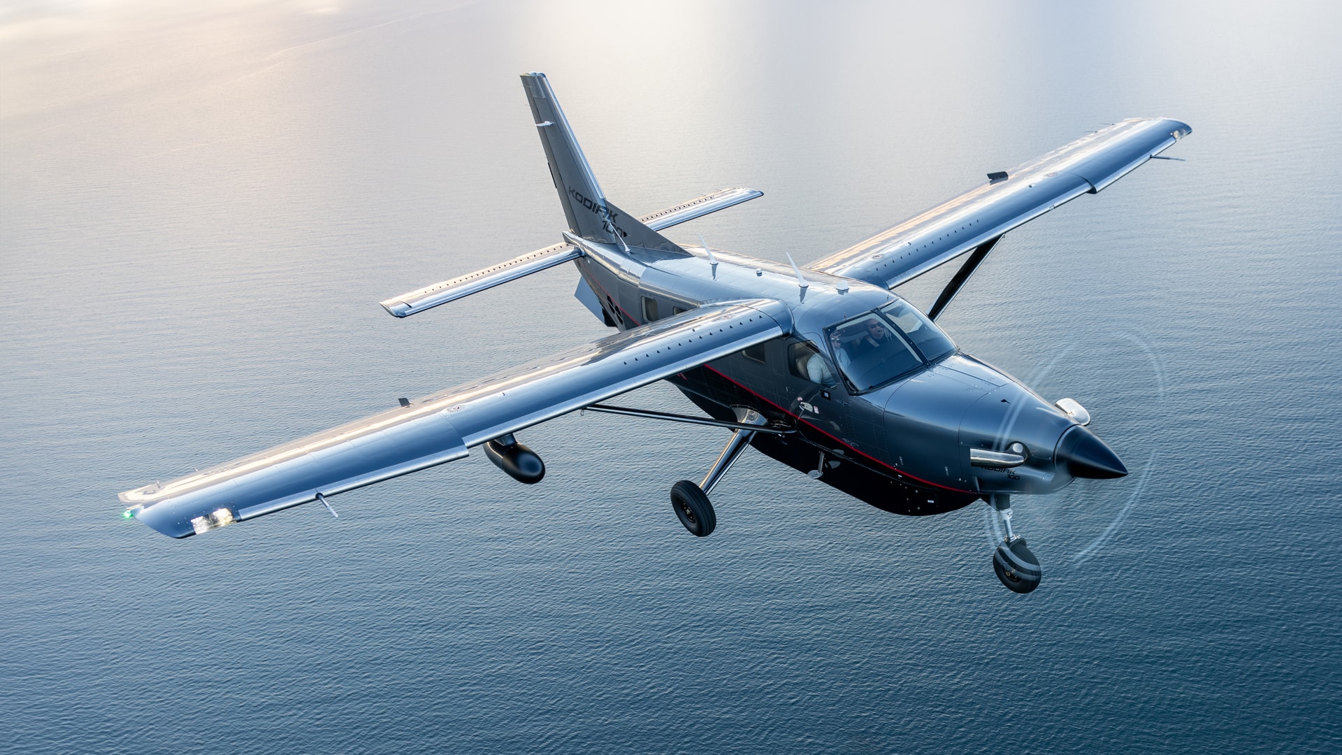 Kodiak 100 Series III · Air-to-Air over the Baltic Sea